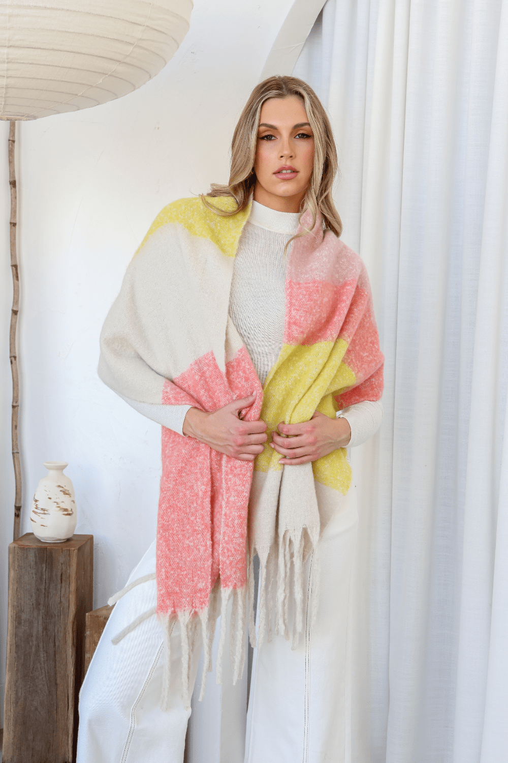 Liberty Snuggly Scarf - Lemon Sorbet