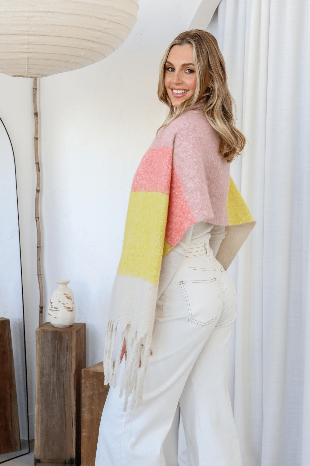 Liberty Snuggly Scarf - Lemon Sorbet