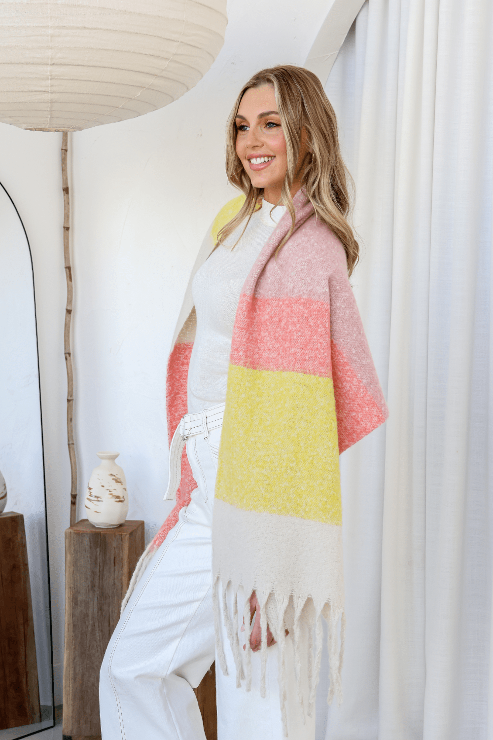 Liberty Snuggly Scarf - Lemon Sorbet