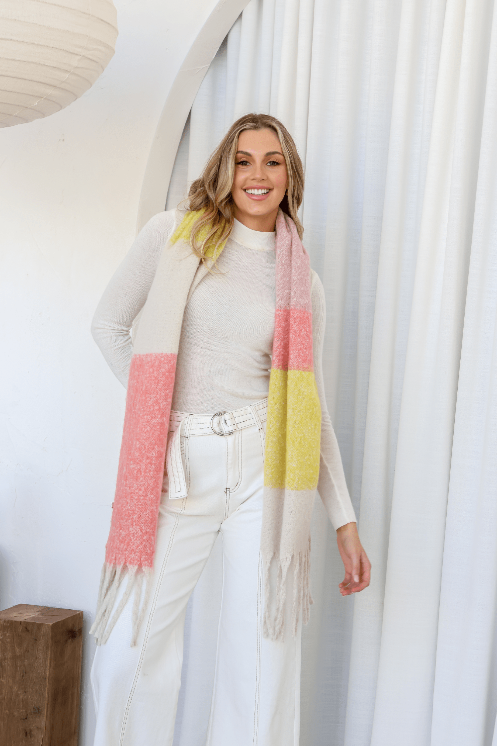 Liberty Snuggly Scarf - Lemon Sorbet