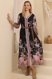 Midnight Bloom Maxi Dress - Bouquet