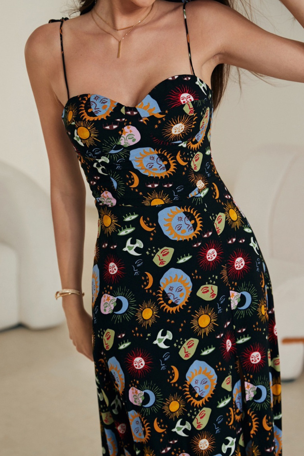 Mystic Midi Dress - Celestial