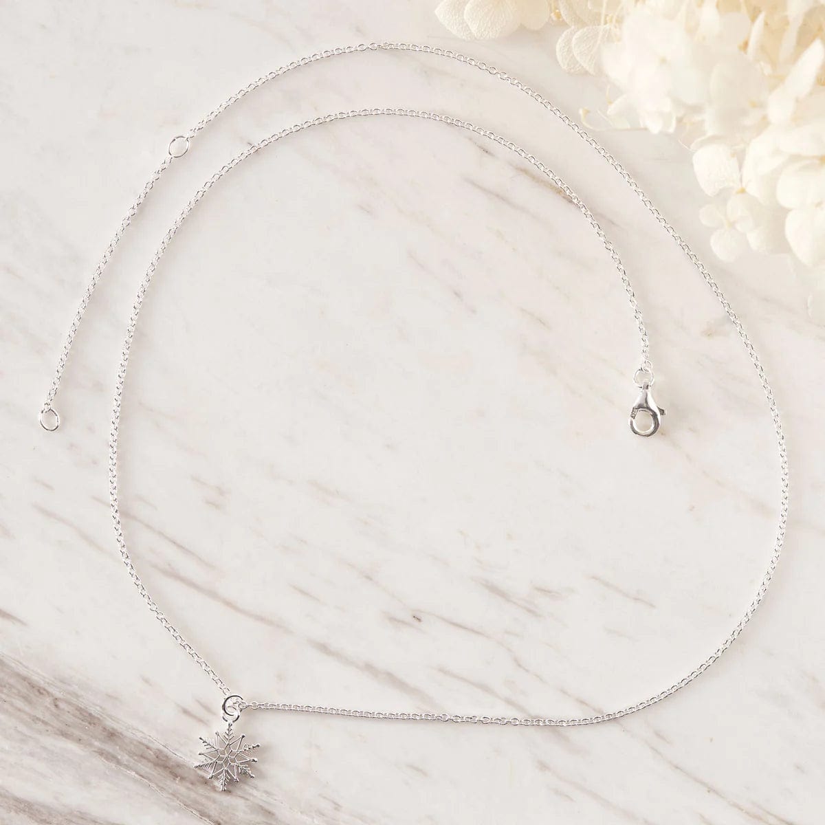 Midsummer Star Winter Solstice Snowflake Necklace Gypsy And Wolf