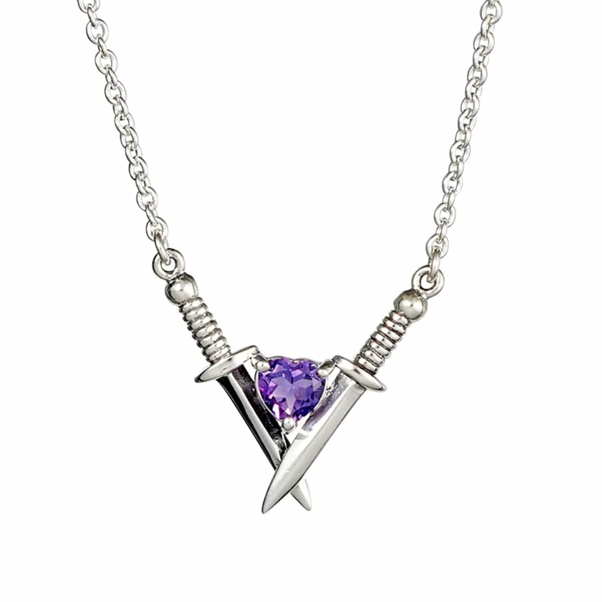 Love Struck Necklace - Amethyst