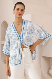 Navaeh Blouse - Blue
