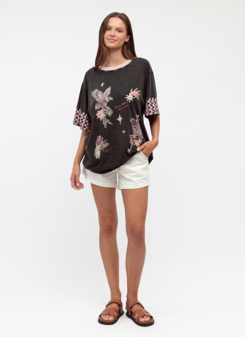 Wild Light Oversized Graphic Tee