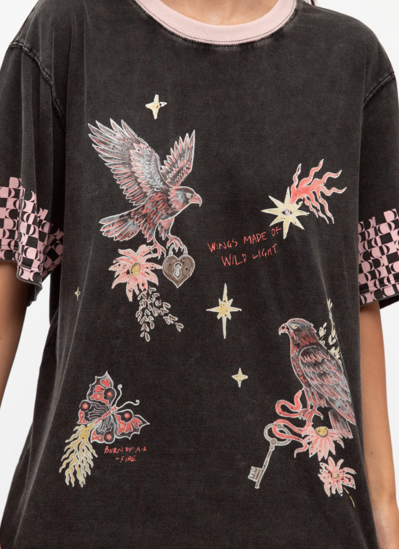 Wild Light Oversized Graphic Tee