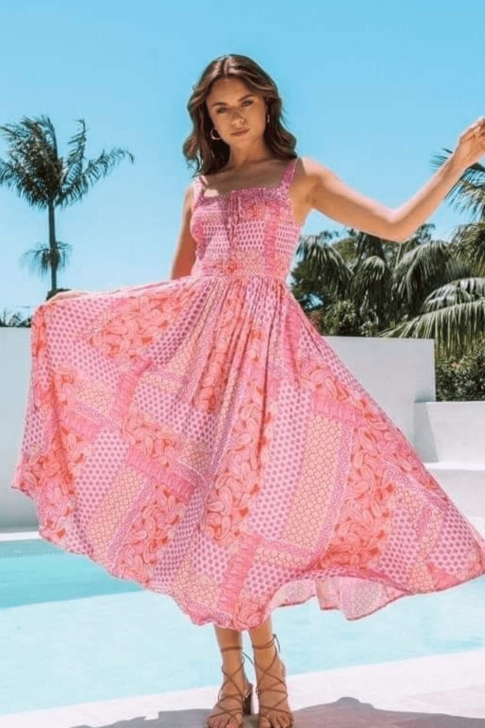 Koa Maxi Dress - Fairy Floss