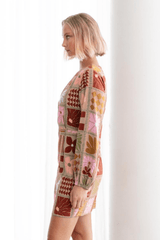 Paper Heart Lisse Autumn Mini Dress