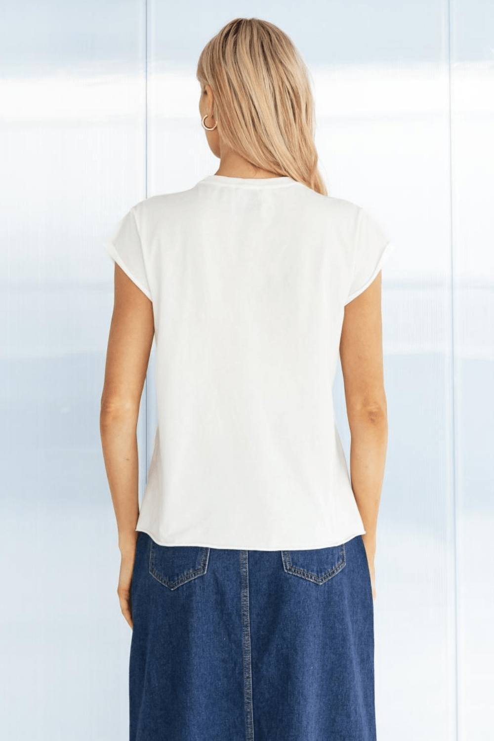 The Moon Graphic Tee - White