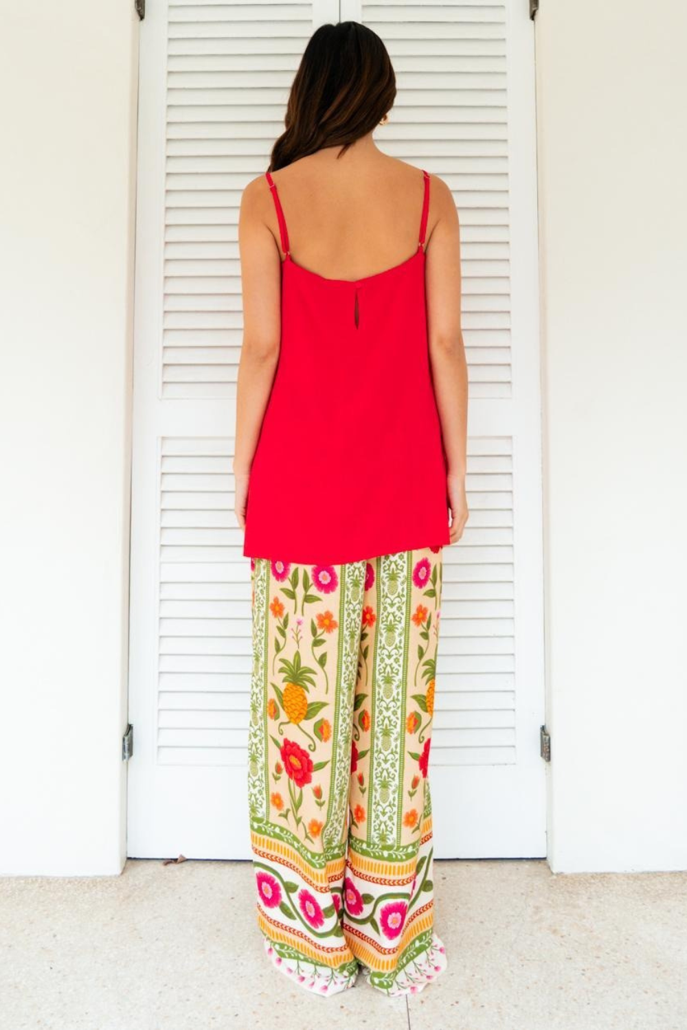 Payton Wide Leg Pants - Sunkissed