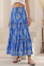 Sabela Maxi Skirt - Blue