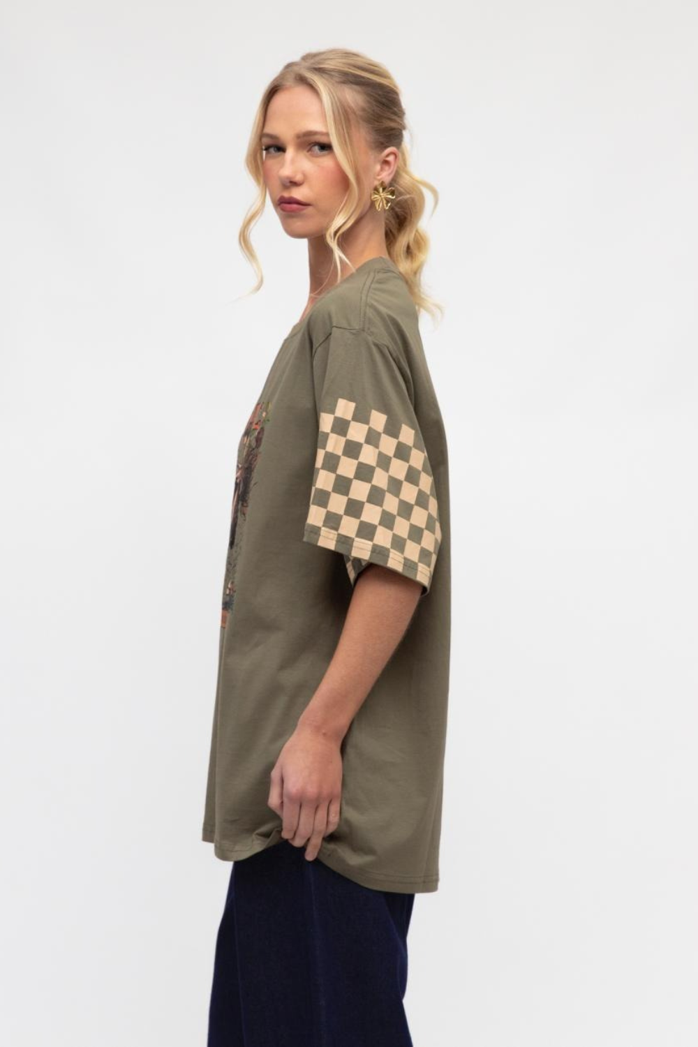 Saddle Up Beauty Tee - Sage