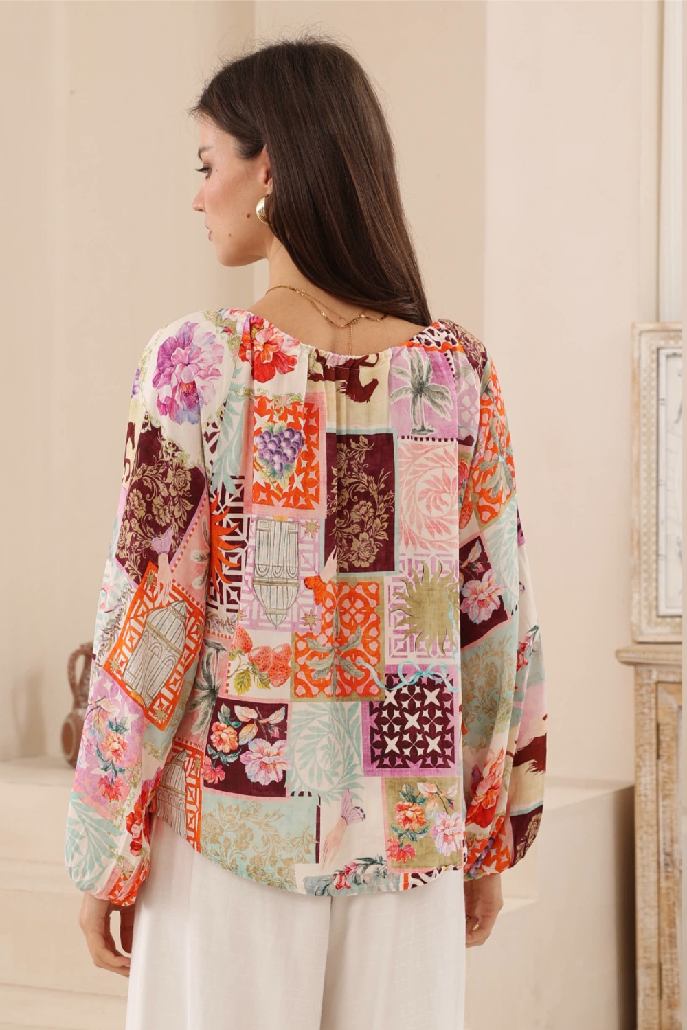 Senorita Patchwork Blouse