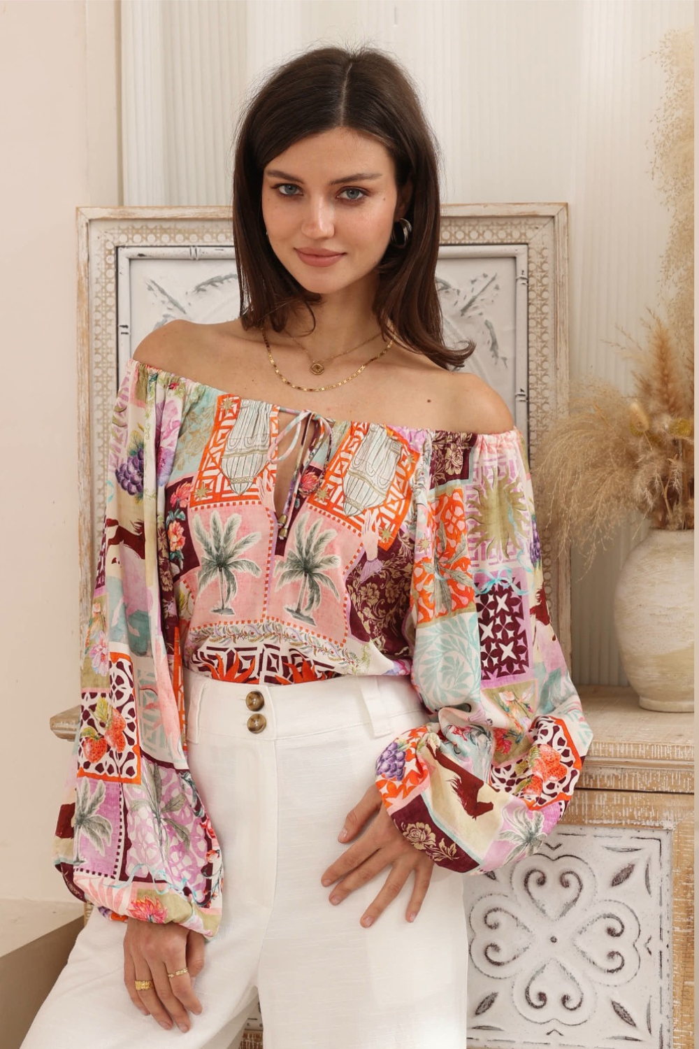 Senorita Patchwork Blouse