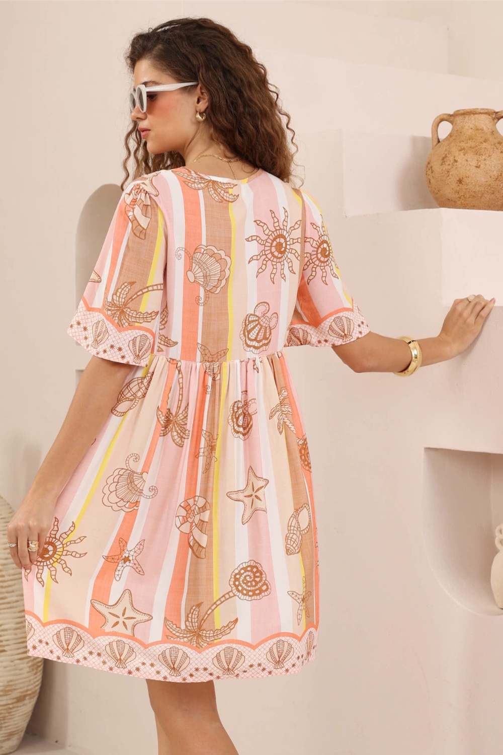 Shella Baby Doll Mini Dress