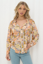 Willow Long Sleeve Top – Garden Floral