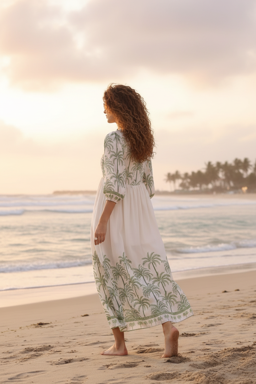 Back angle beach setting