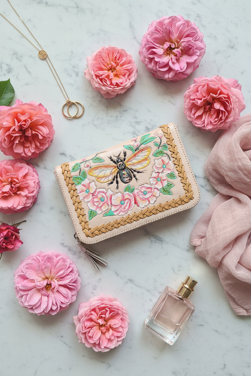 Bumble Bee Wallet Natural - Marble Lifestyle
