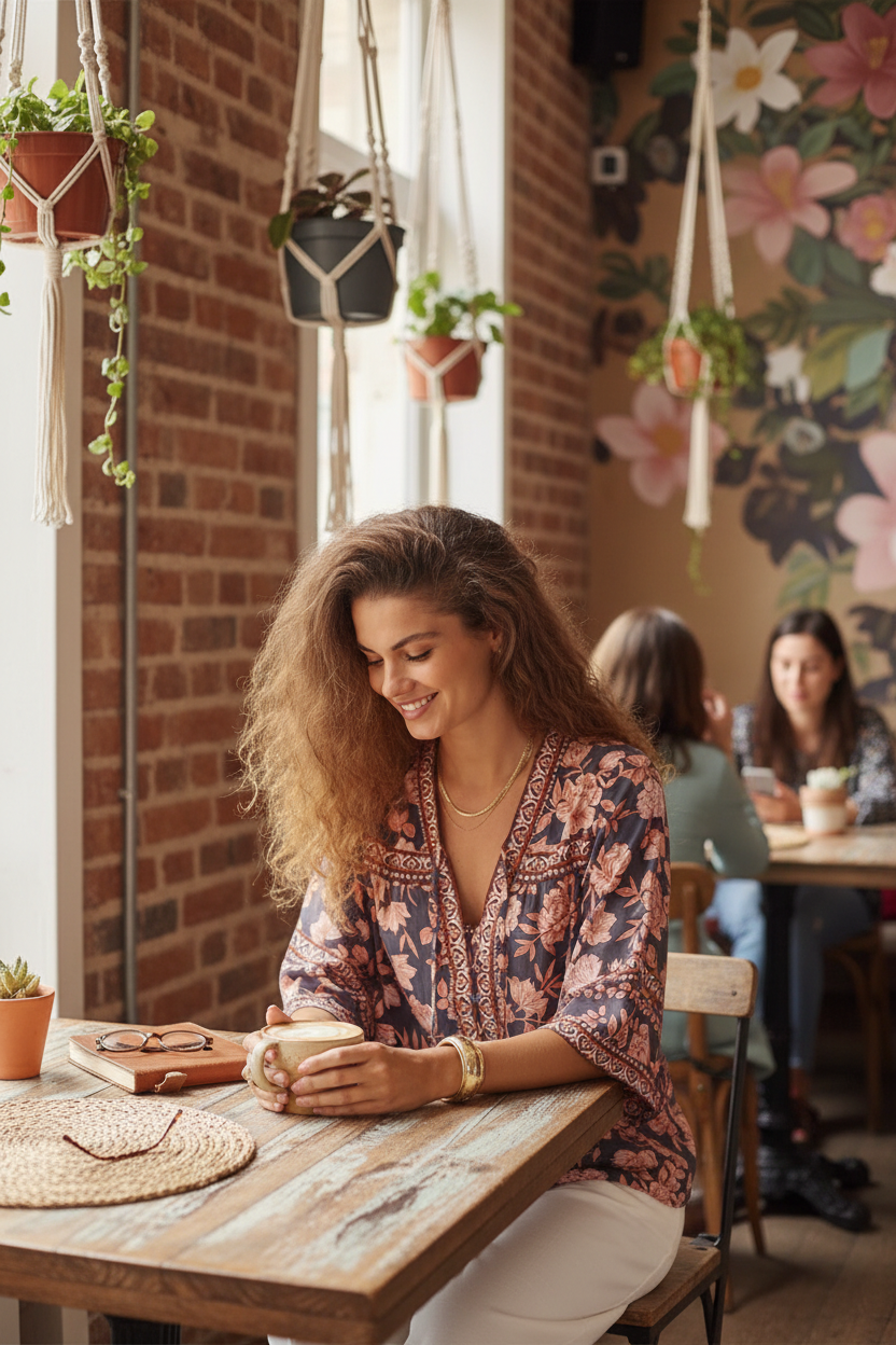 Cafe setting lifestyle