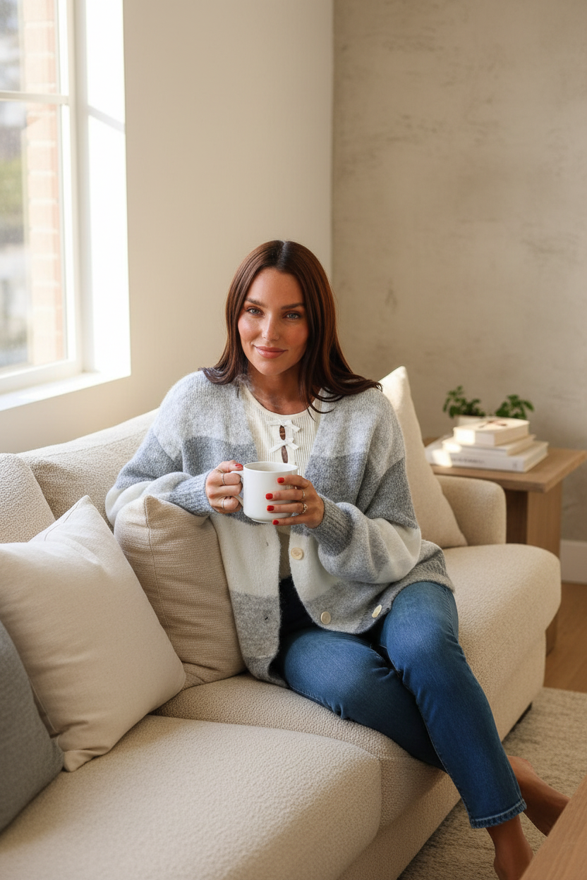 Cozy sofa lifestyle
