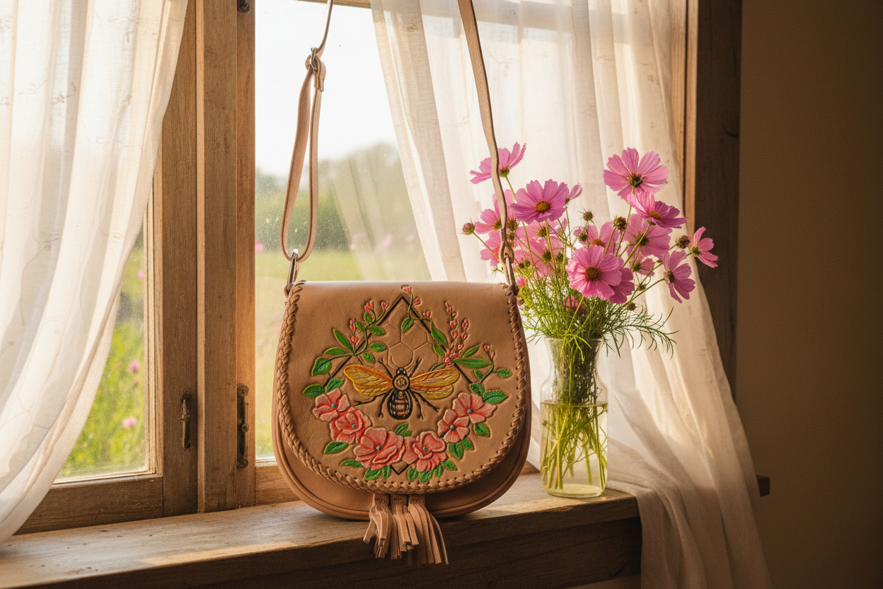 Cream Bumblebee Bag - Windowsill