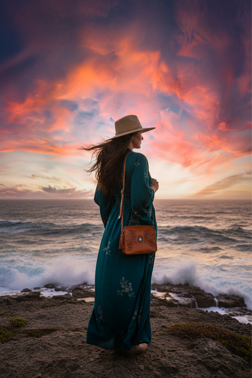 Enchanted Shoulder Bag - Coastal Cliff Lifestyle