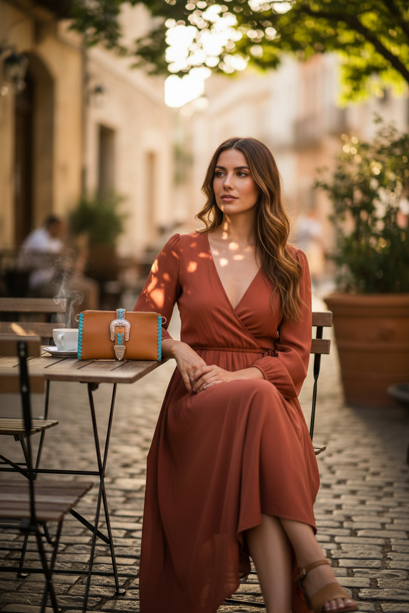 Esmeralda Clutch - Café Portrait