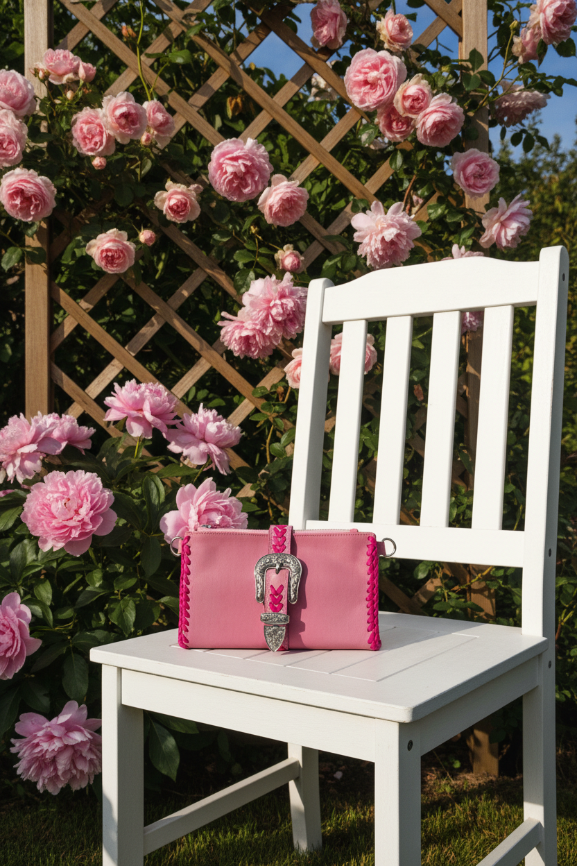 Esmeralda Clutch - Rose Garden