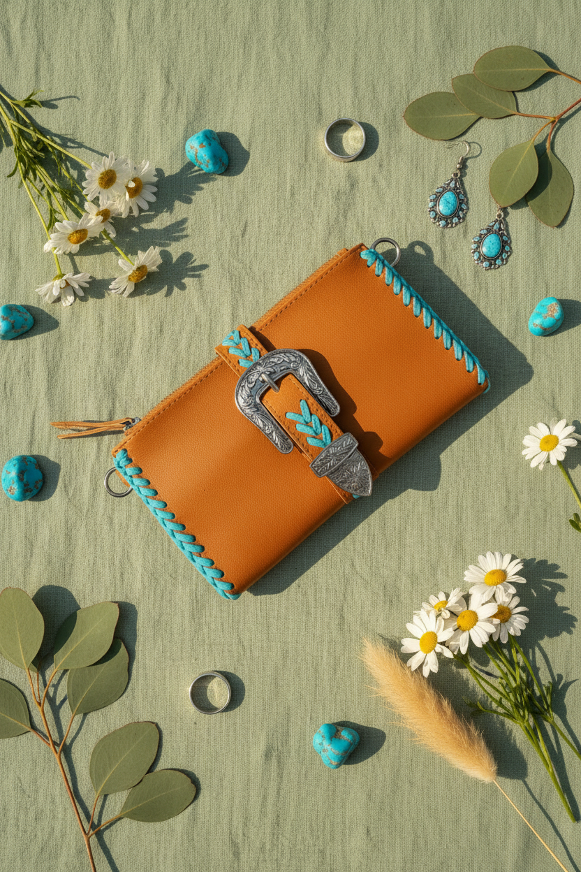 Esmeralda Clutch - Sage Green Portrait