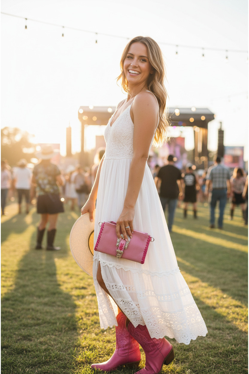 Esmeralda Clutch Small - Country Festival