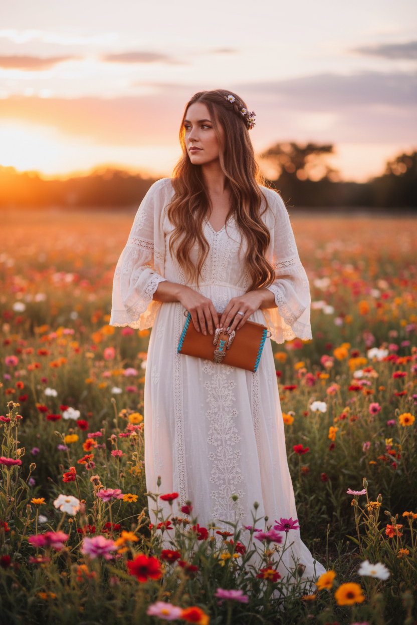 Esmeralda Clutch - Sunset Lifestyle