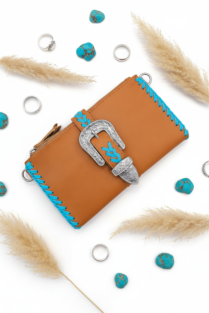 Esmeralda Clutch - White Boho Portrait