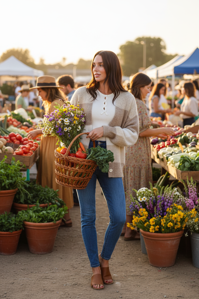 Farmers market lifestyle