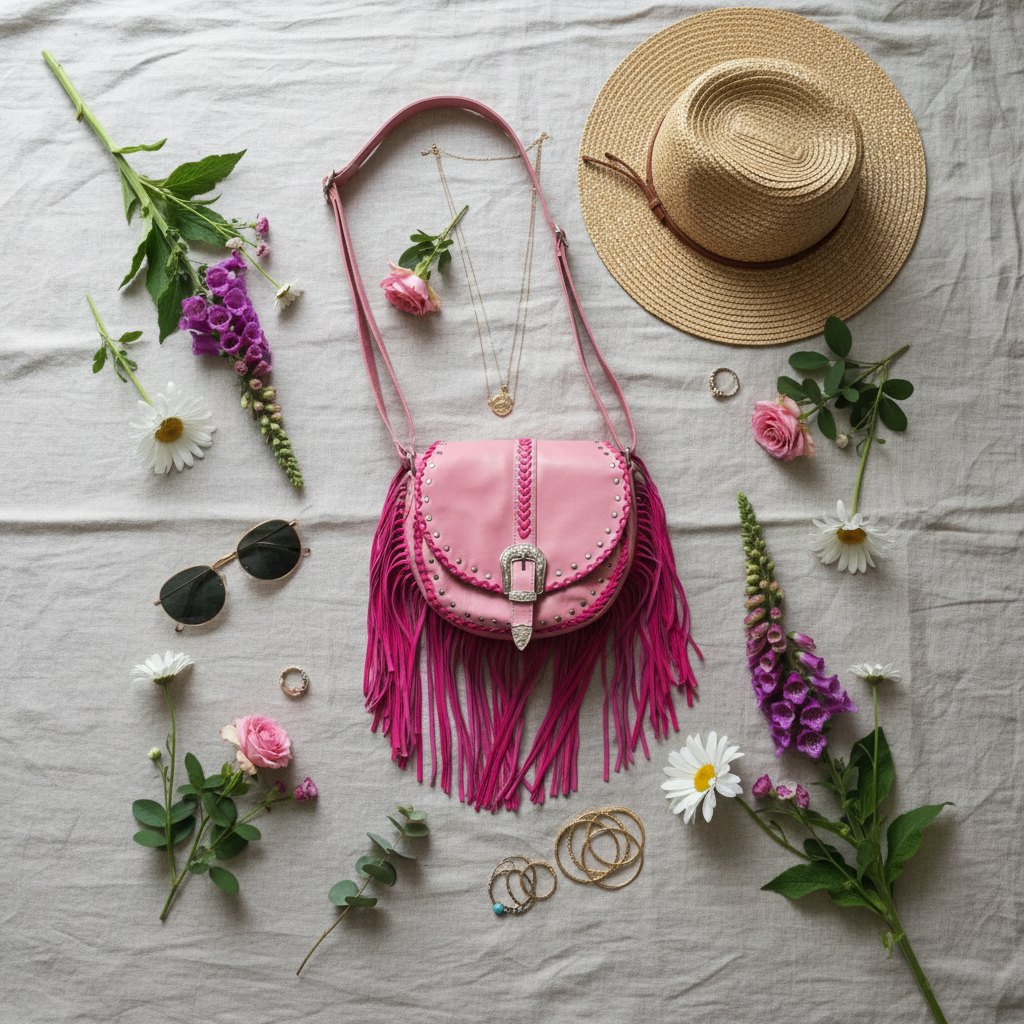 Flat lay composition