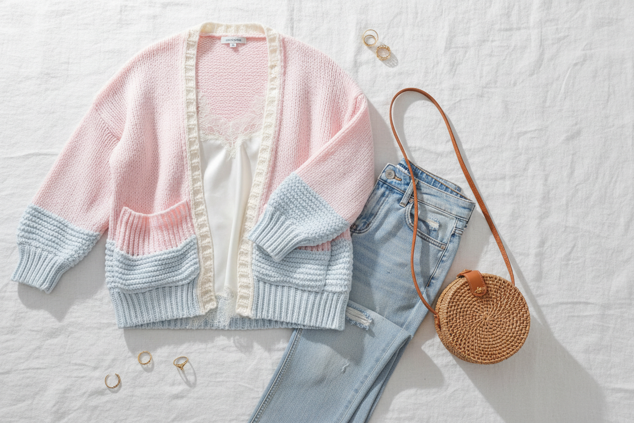 Desert Rose Knit Cardigan