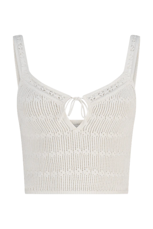 Serena Gigi Crop - Ivory