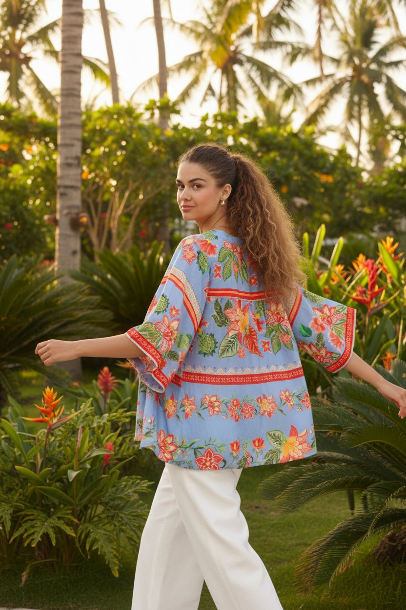 Garden movement shot