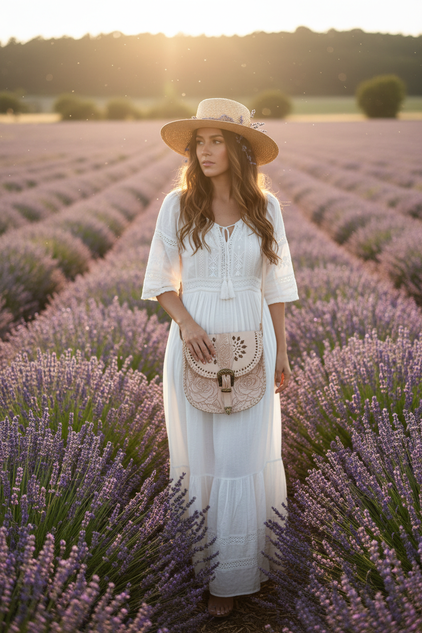 Isabelle Bag - Lavender Field