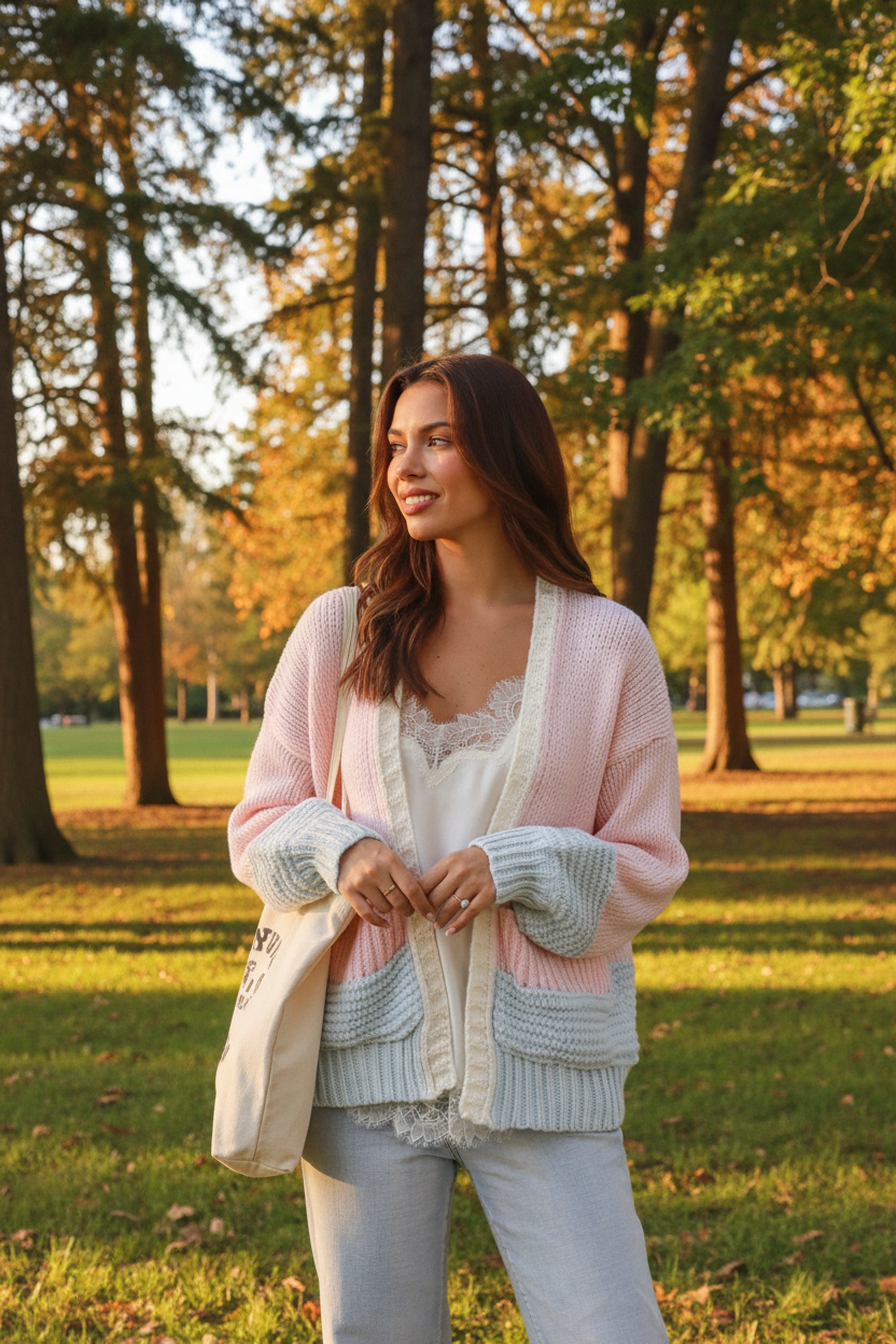 Desert Rose Knit Cardigan