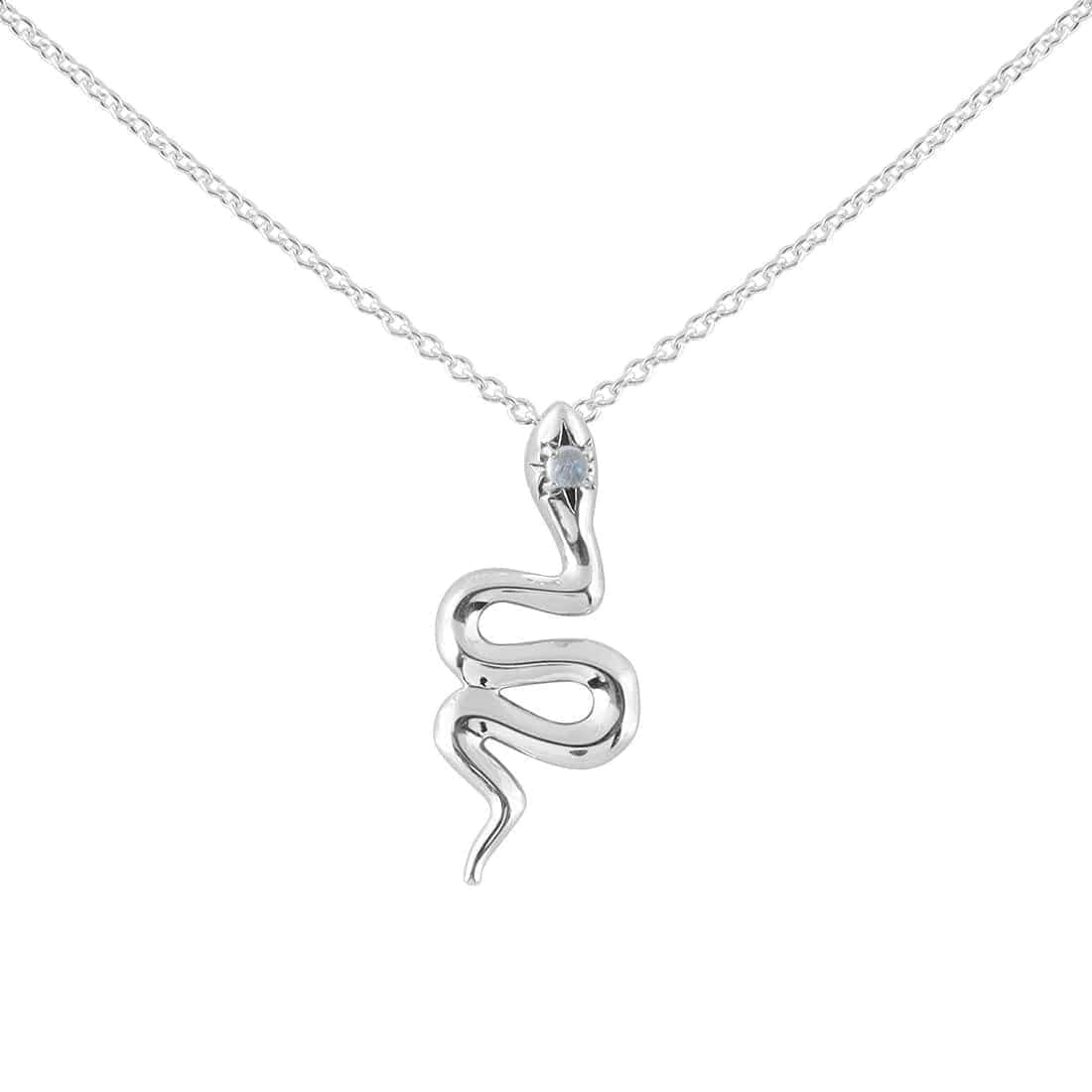 Divine Serpent Moonstone Necklace