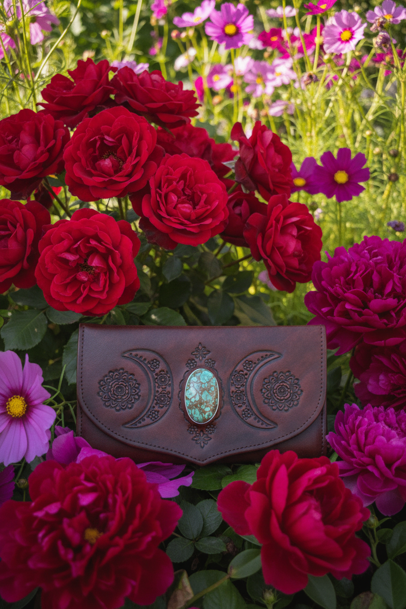 Night Sky Moon Wallet - Garden Bed