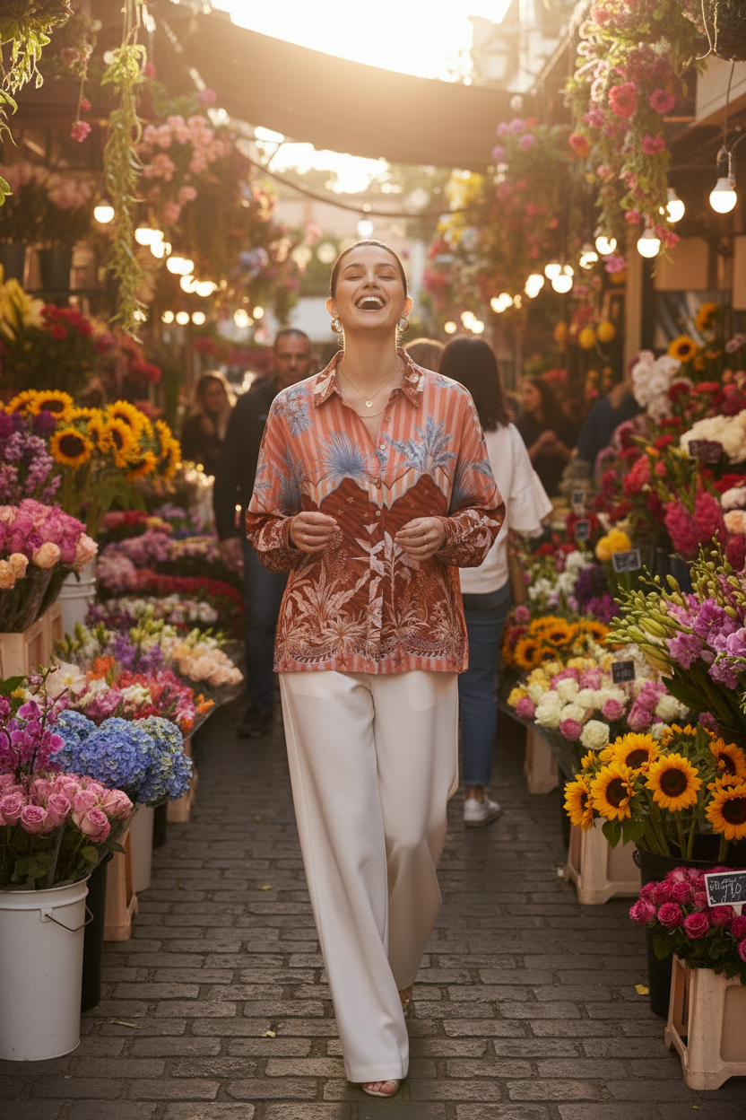 Nova Shirt - Flower Market Lifestyle