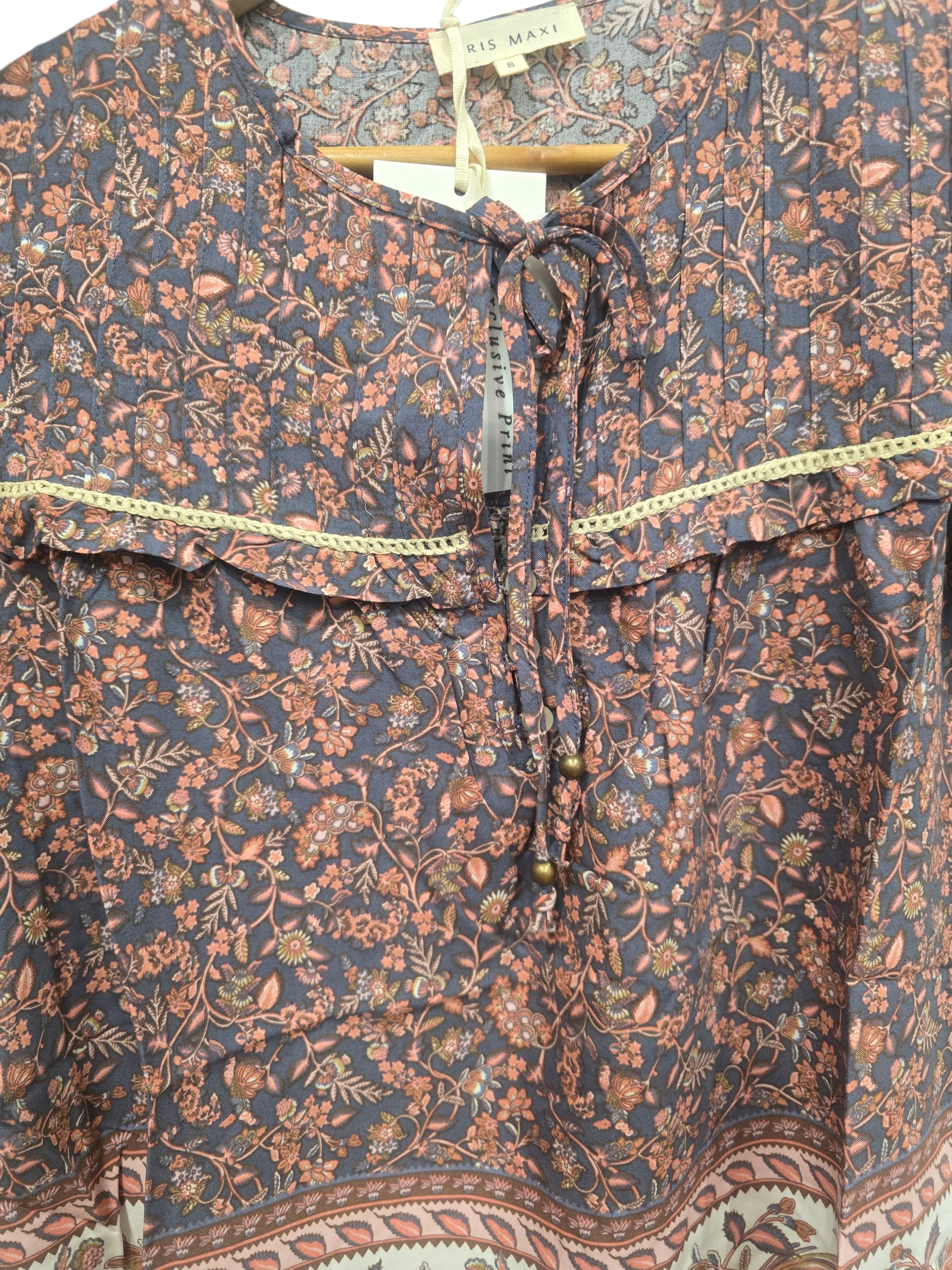 Sample Iris Maxi Top