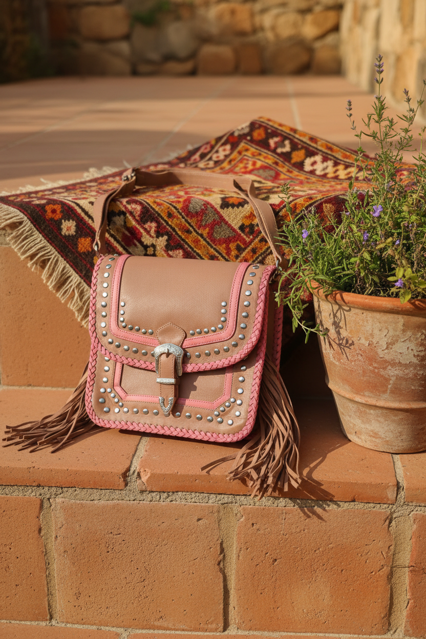 Terracotta Steps & Kilim