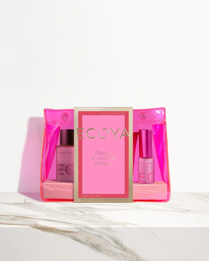 Guava & Lychee Sorbet On Holiday Travel Gift Set