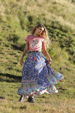Koa Maxi Skirt - Fairy Floss
